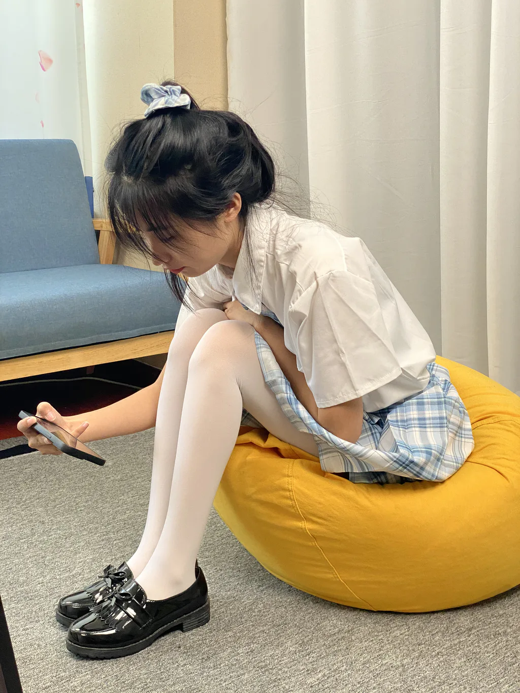 三禾摄影 NO.050 JK套装 白丝 下皮鞋[211P/14V/2.81GB] - 2