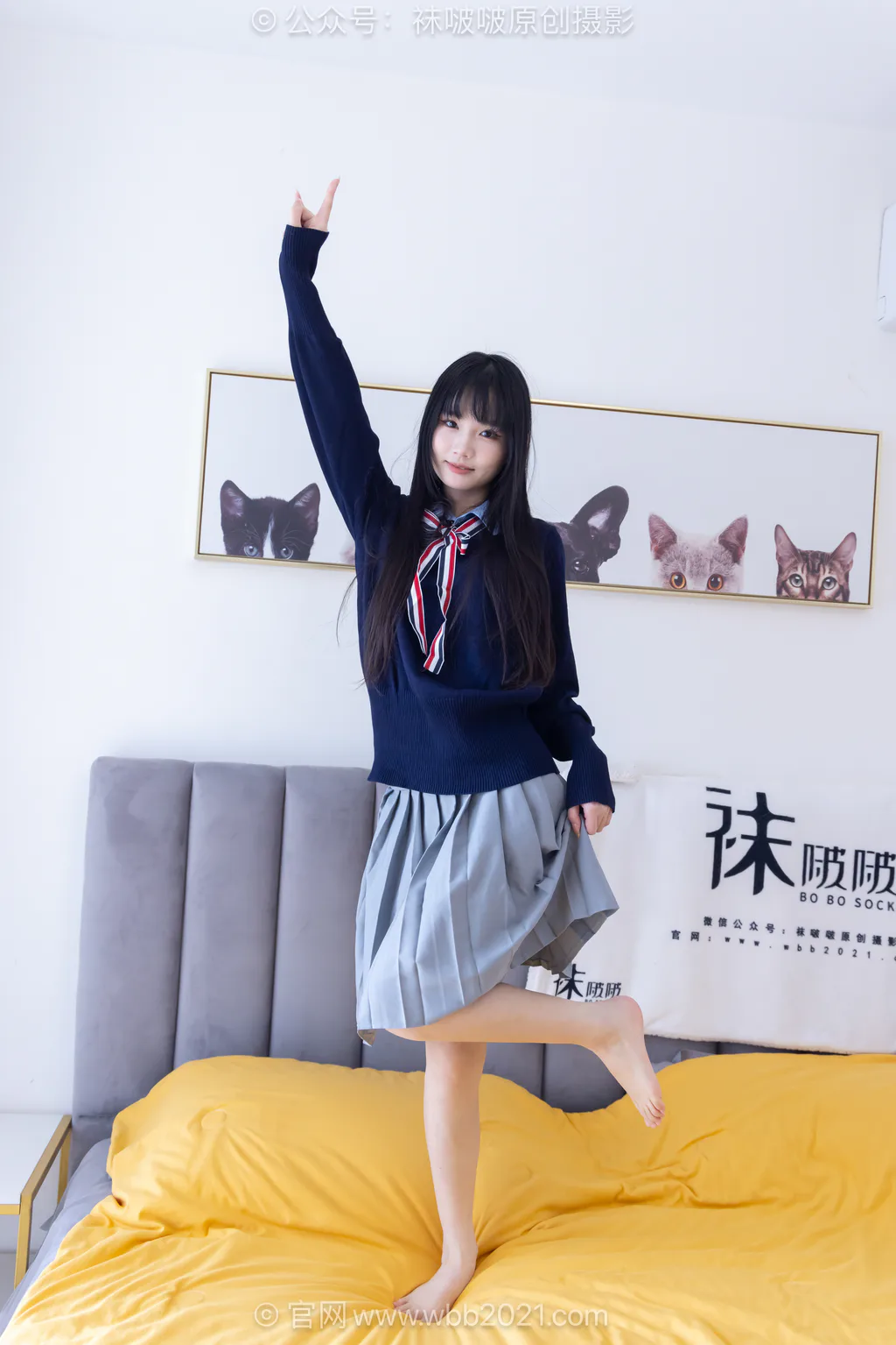 [BoBoSocks袜啵啵]NO.635 甜甜圈-板鞋、白棉袜、裸足、学苑风[186P/1V/6.38GB] - 4