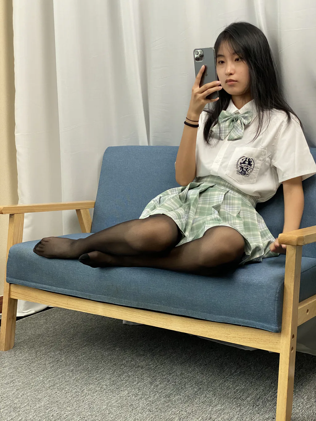 三禾摄影 NO.063 JK套装 黑丝[150P/1V/1.19GB] - 3