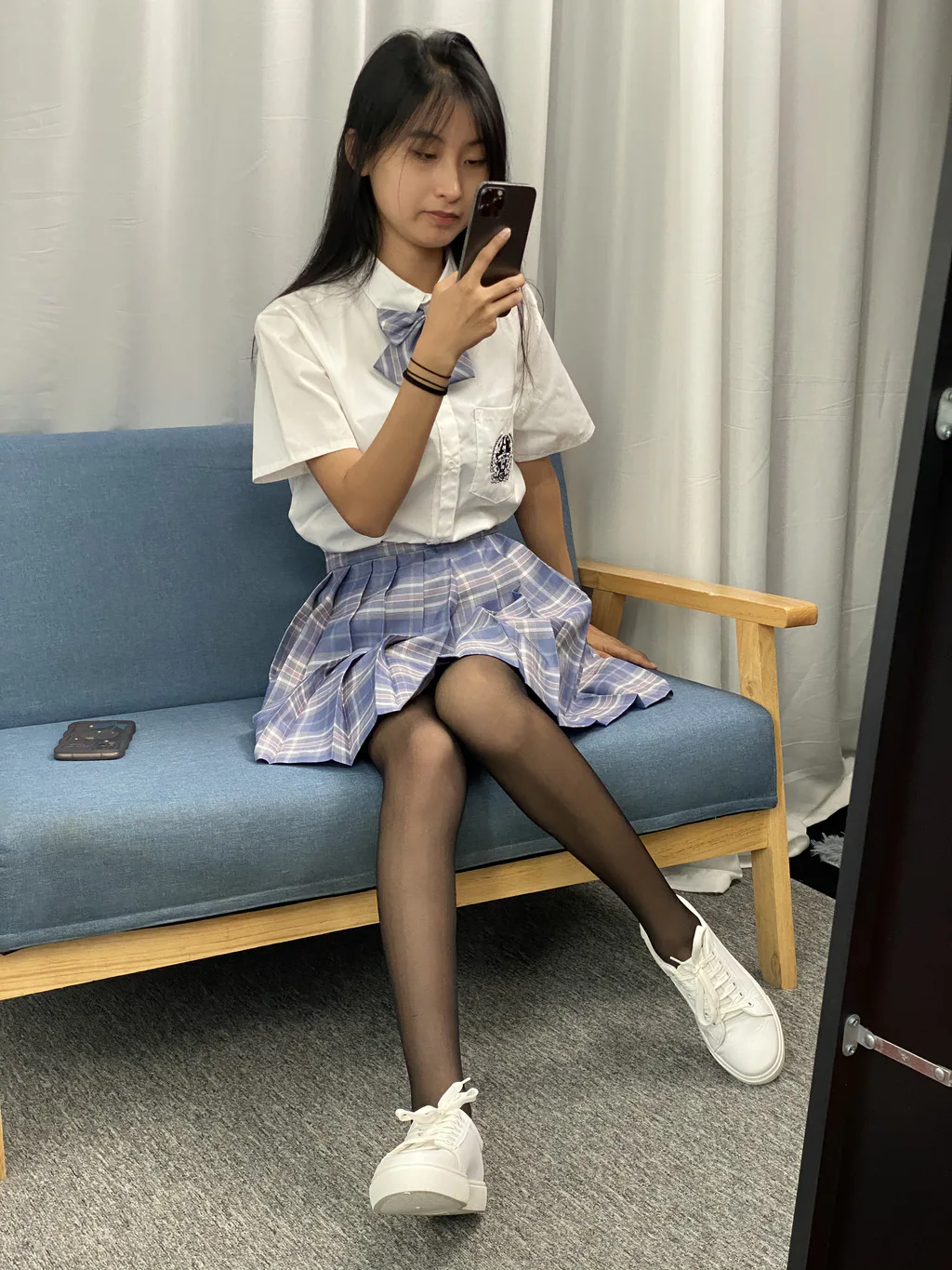 三禾摄影 NO.063 JK套装 黑丝[150P/1V/1.19GB] - 4