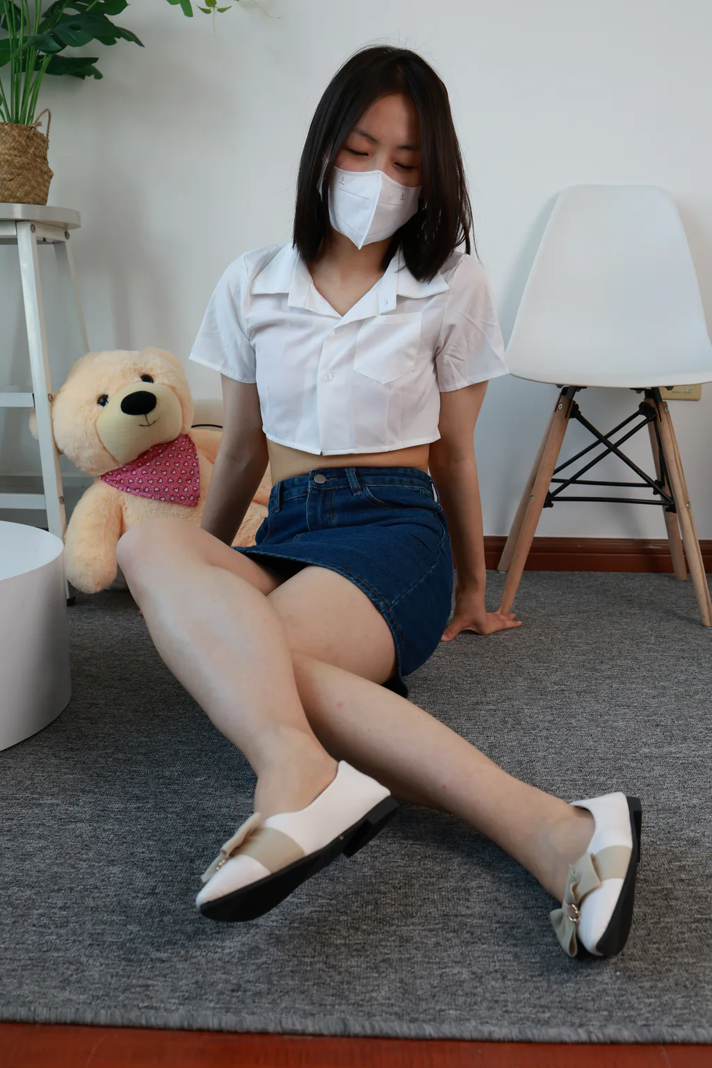 三禾摄影 NO.070 牛仔裙 平底鞋[339P/2V/6.06GB] - 4