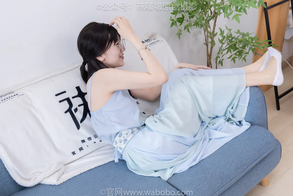 [BoBoSocks袜啵啵]NO.643 小甜豆-汉服、白船袜、薄肉丝、裸足[164P/1V/6.66GB] - 4