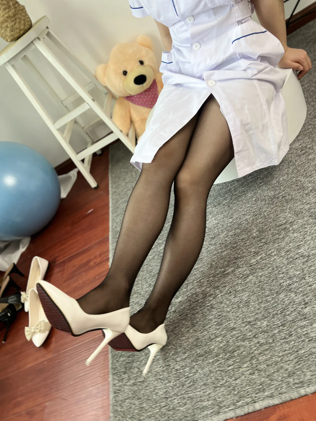 三禾摄影 NO.073 互士服 黑丝 高跟[289P/1V/1.55GB] - 3