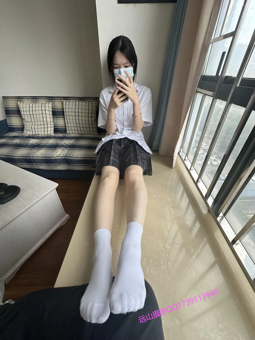 远山摄影 JK皮鞋白袜子裸足[130P/1V/351M]