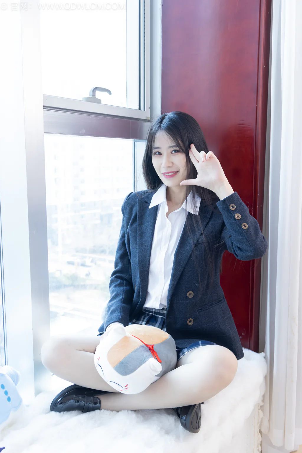 勿恋传媒 NO.2630 菜菜-皮鞋、薄灰丝、裸足、jk至服[164P/1V/4.01GB] - 4