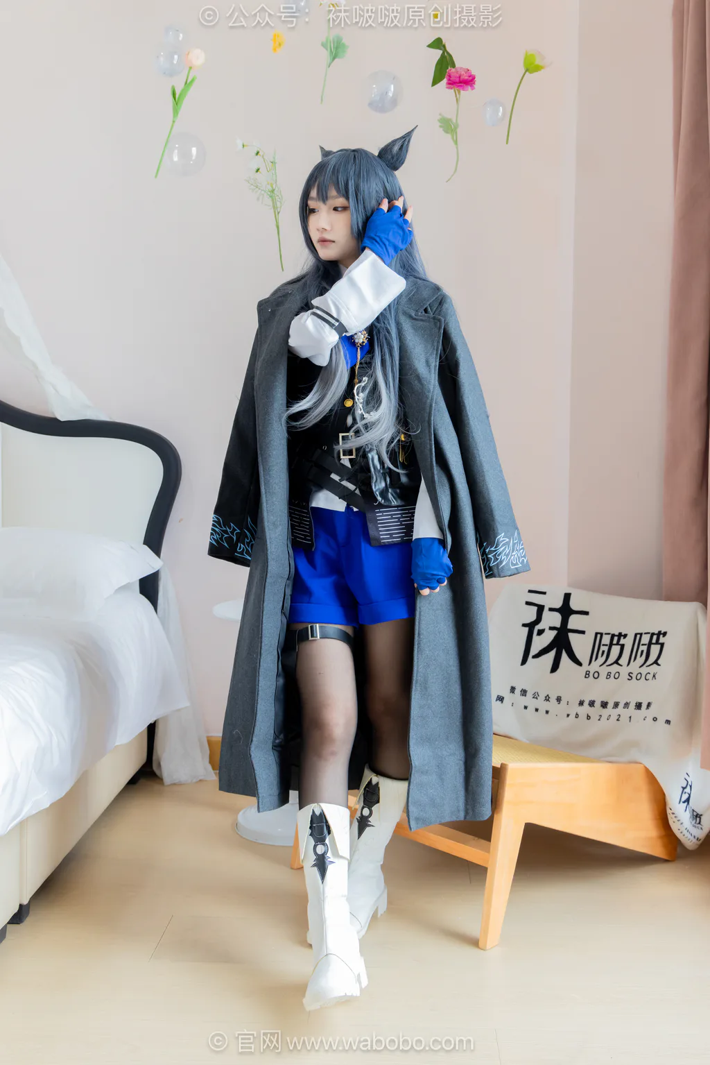 [BoBoSocks袜啵啵]NO.675 甜甜圈-靴子、纯白棉袜、薄黑丝[152P/1V/6.37GB]