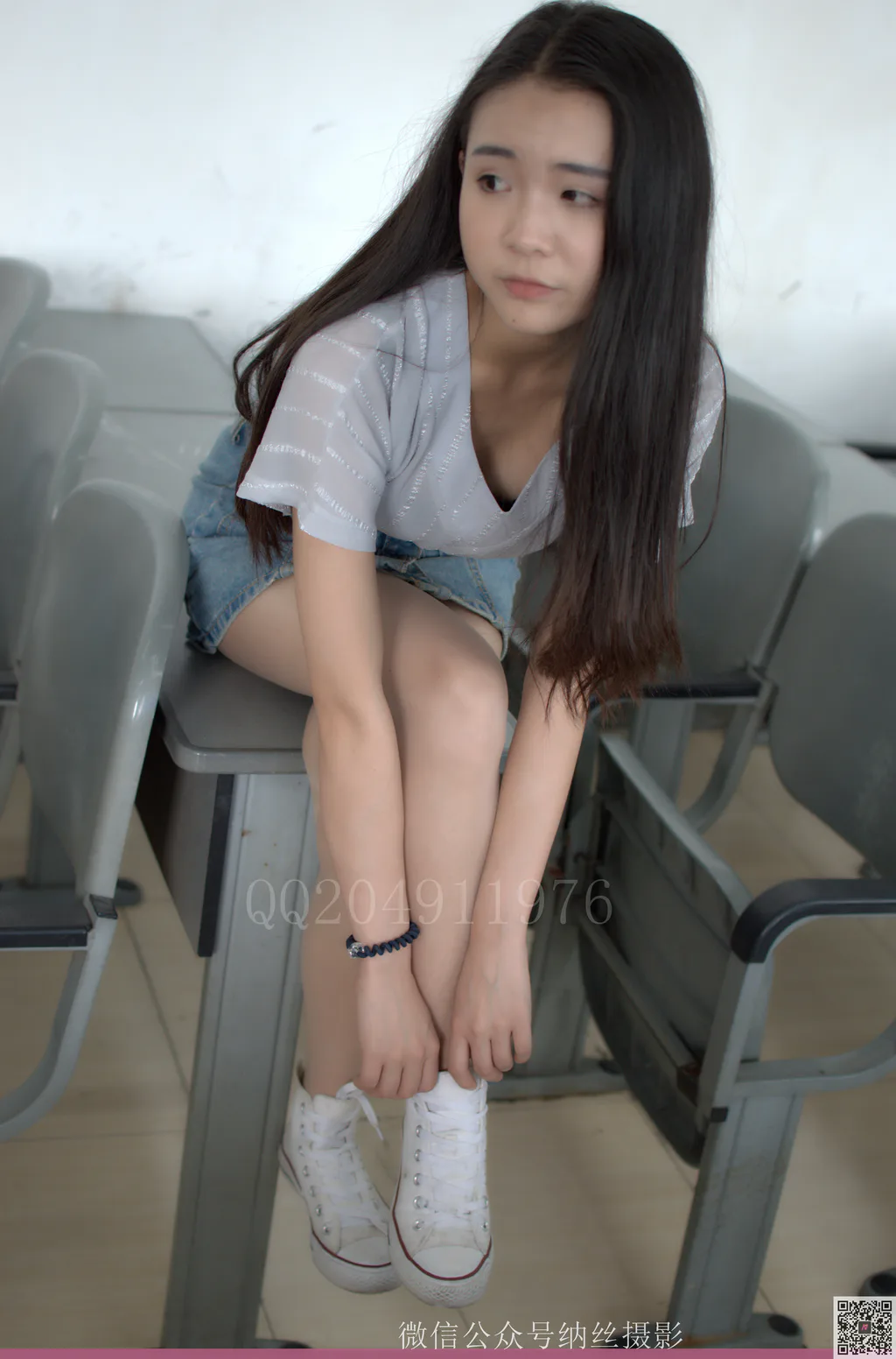 [纳丝摄影]0024 刘瑞儿 教室肉丝[41P/638MB] - 4