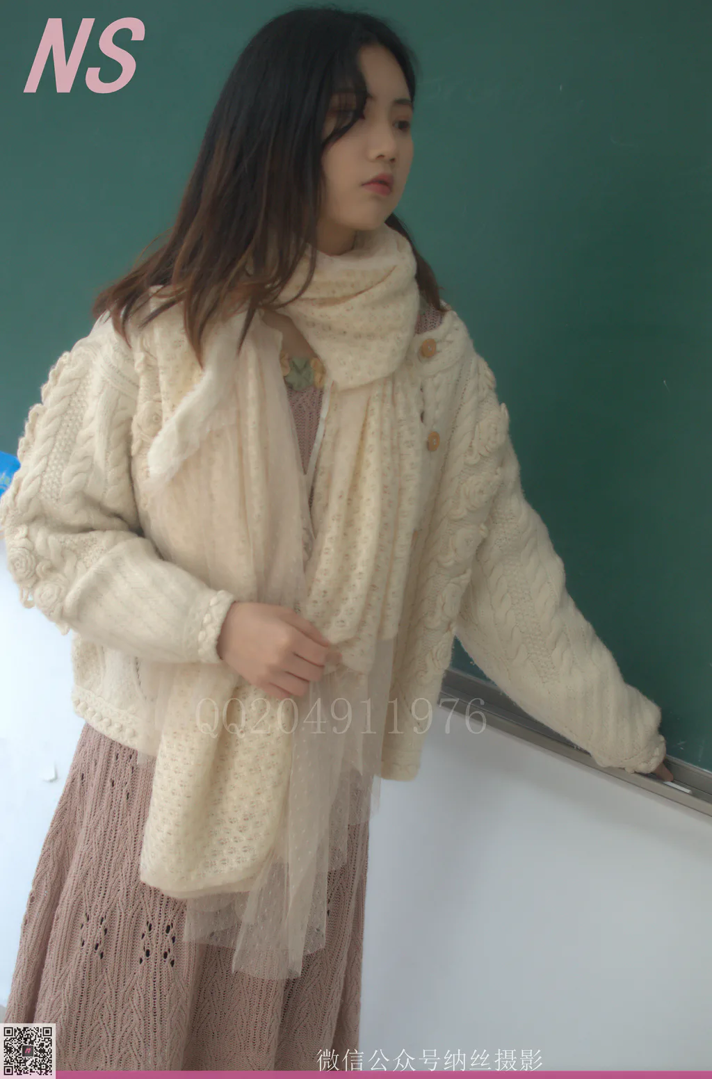 [纳丝摄影]0059 杨琪 慵懒毛衣[24P/376MB] - 4