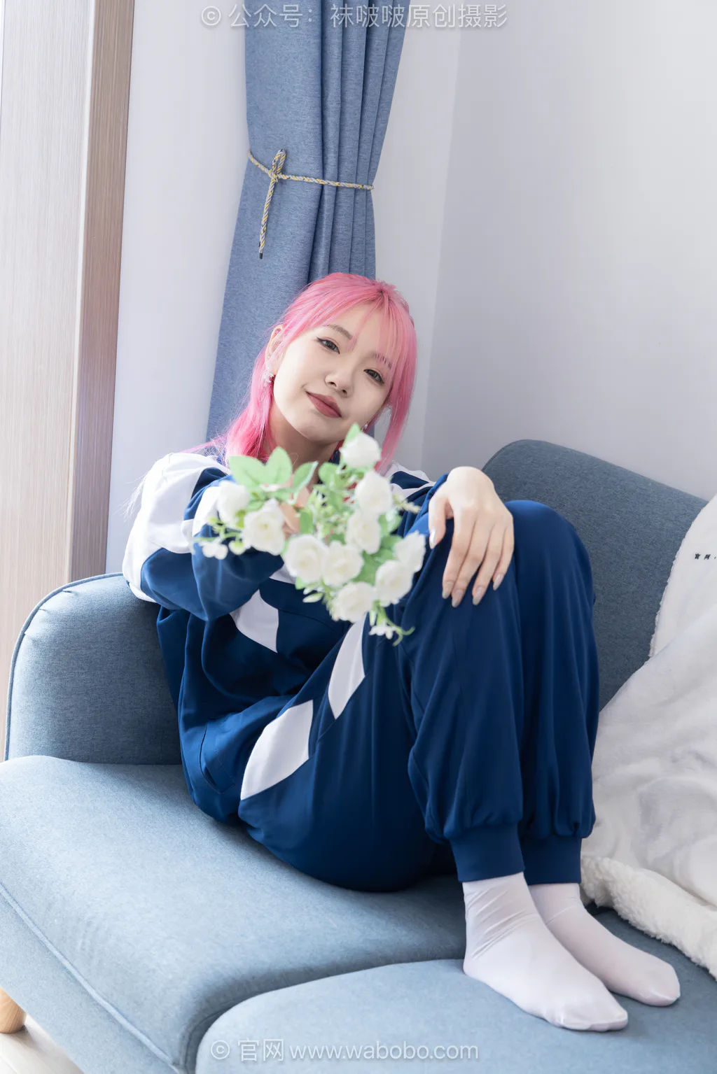 [BoBoSocks袜啵啵]NO.697 小甜豆-帆布鞋、短款厚白丝、校服[153P/1V/5.77GB] - 4