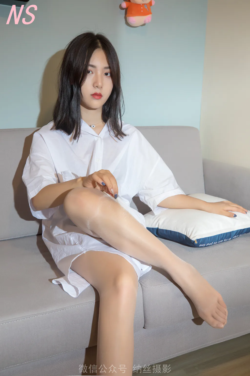[纳丝摄影]0109 白衬衫少女的薄肉丝[93P/583MB] - 4