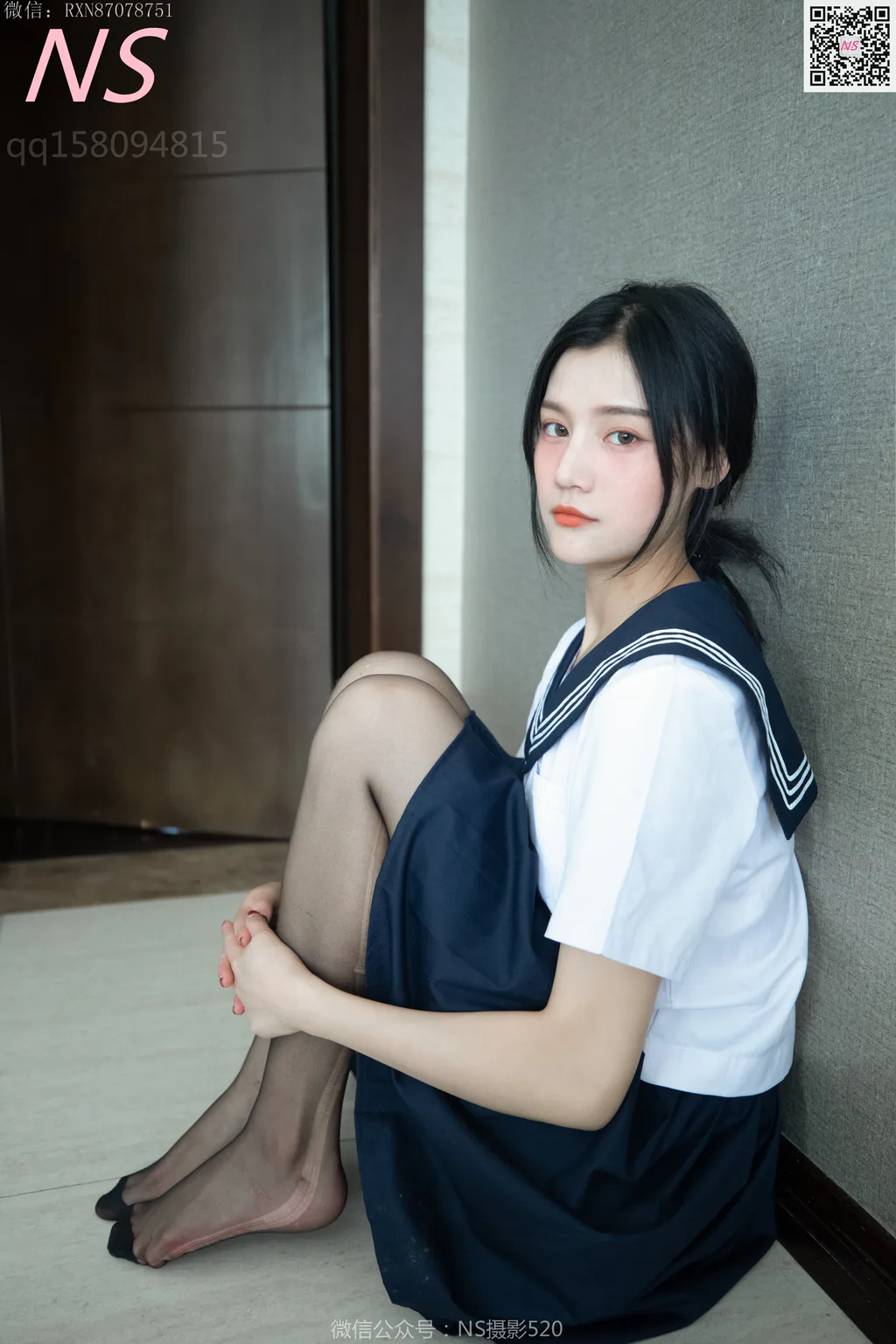 [纳丝摄影]0141 子涵 黑色丝袜的家居生活[59P/521MB] - 2