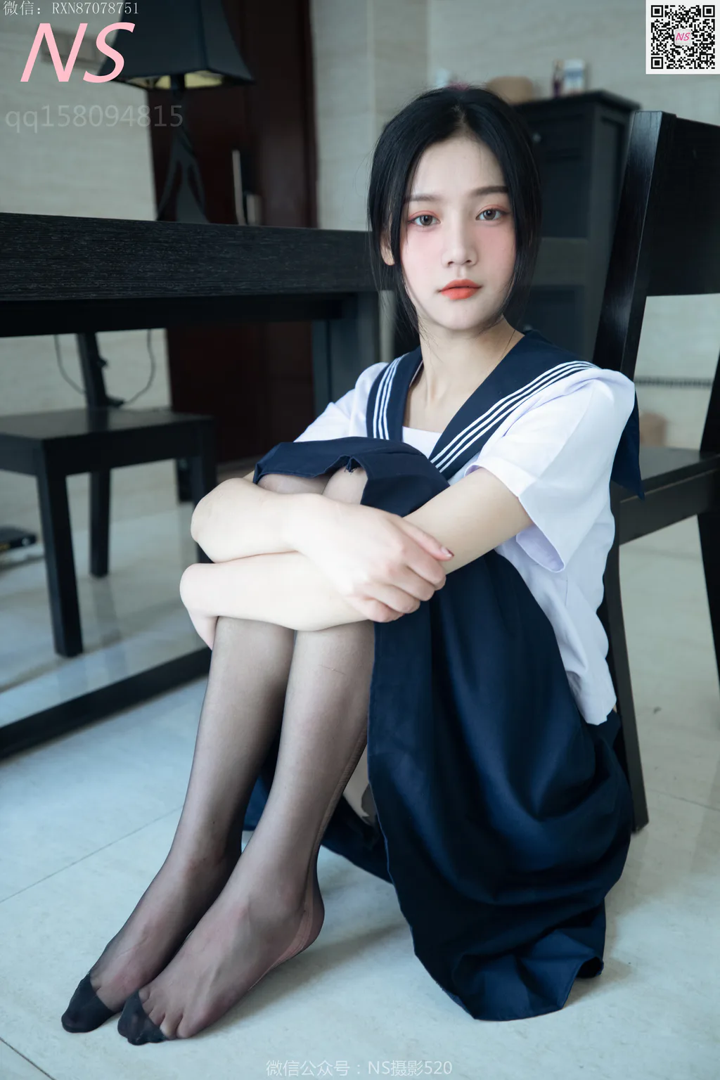 [纳丝摄影]0141 子涵 黑色丝袜的家居生活[59P/521MB] - 4
