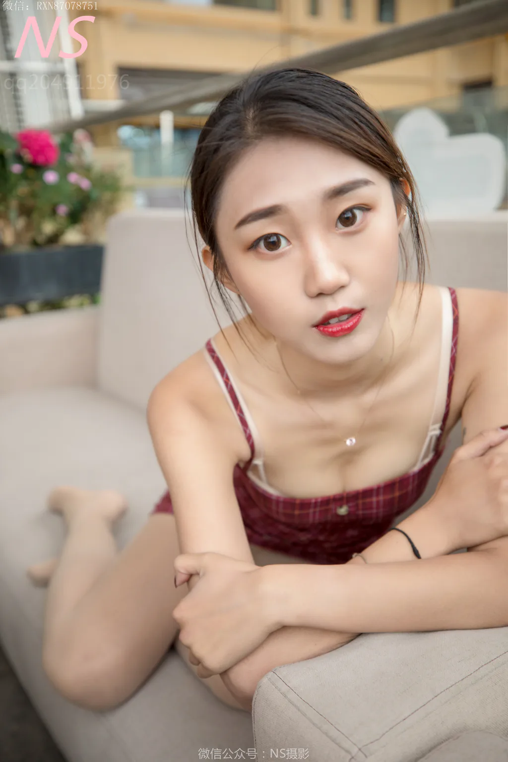 [纳丝摄影]0143 婉文 穿着丝袜去喝茶啦[60P/468MB] - 2