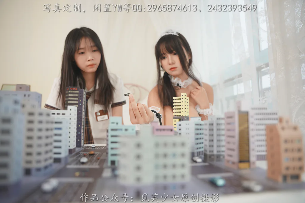 [觅芙少女]NO.155 娜娜 x 敏敏-梦境误入小人国，化身巨人少女[126P/1V/1.24GB] - 3