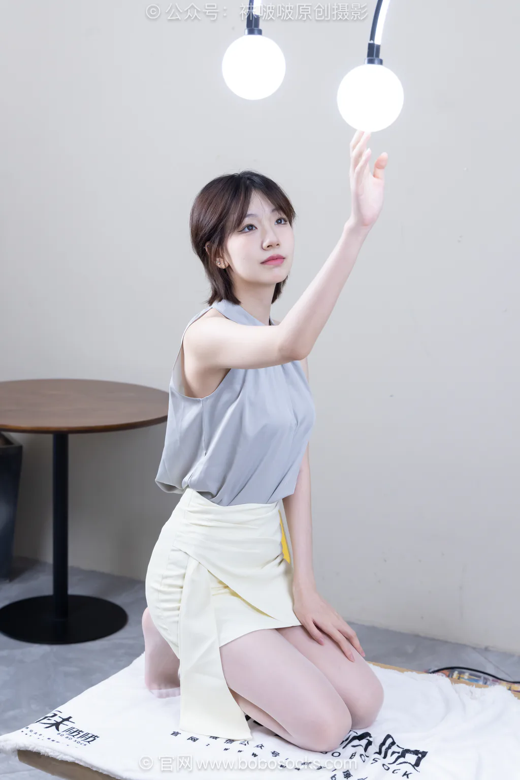 [BoBoSocks袜啵啵]NO.717 小甜豆-高跟鞋、薄白丝[145P/1V/5.21GB] - 2