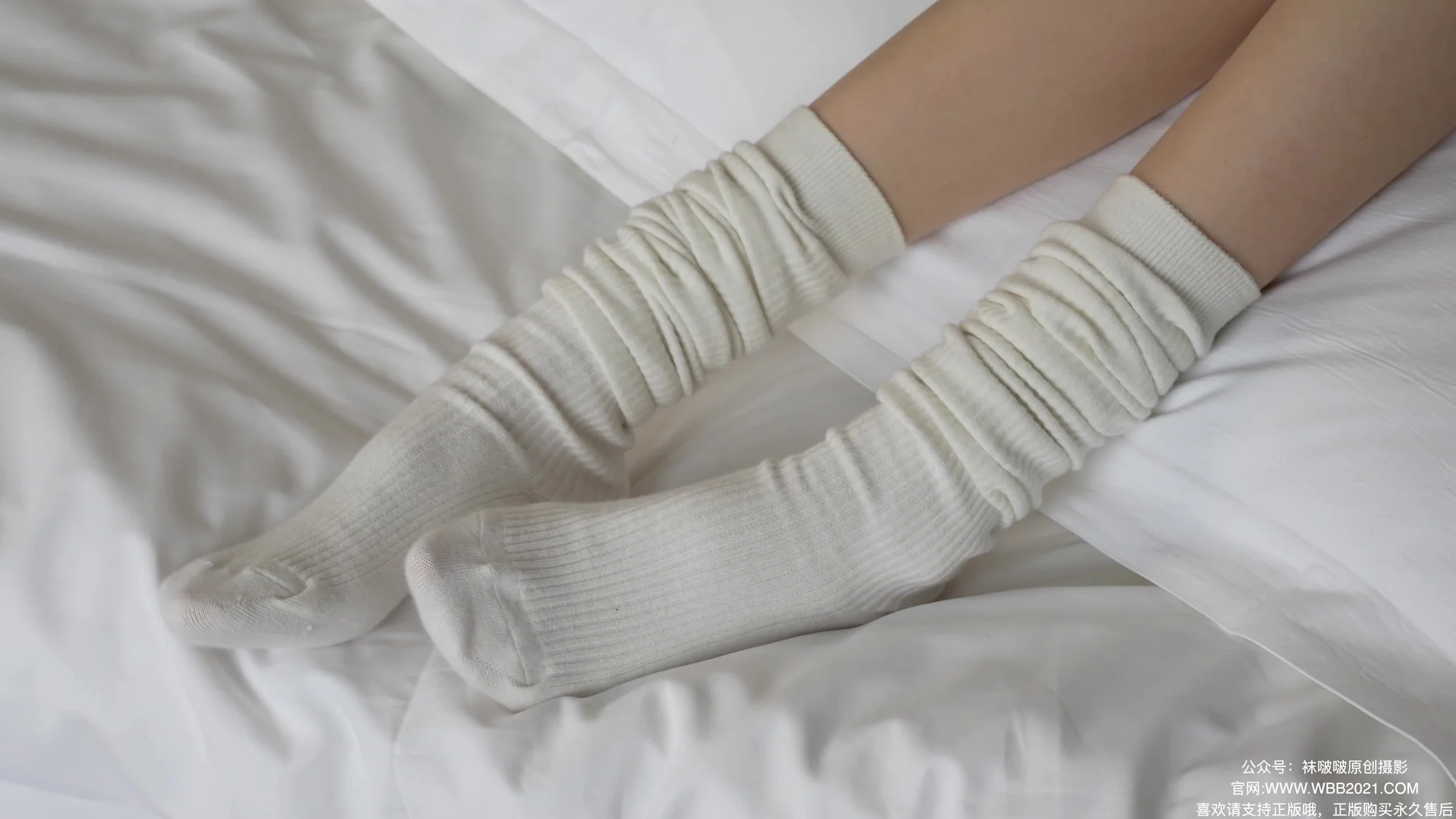 [BoBoSocks袜啵啵]积分限定作品 NO.026 稚予-帆布鞋、白色棉堆堆袜[1V/4.08GB] - 3