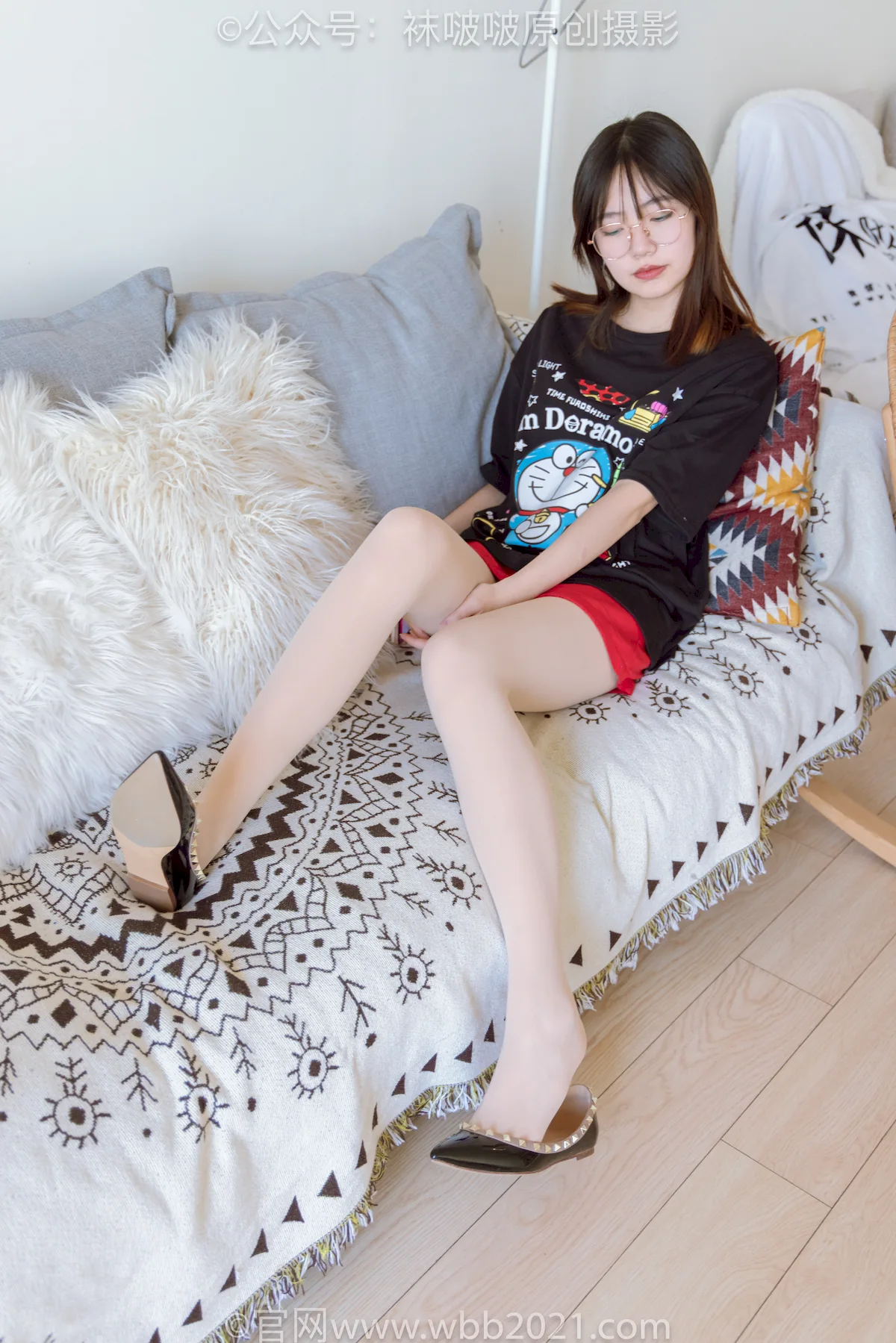 [BoBoSocks袜啵啵]积分限定作品 NO.027 小甜豆-平底鞋、厚肉丝[131P/1V/4.97GB] - 4