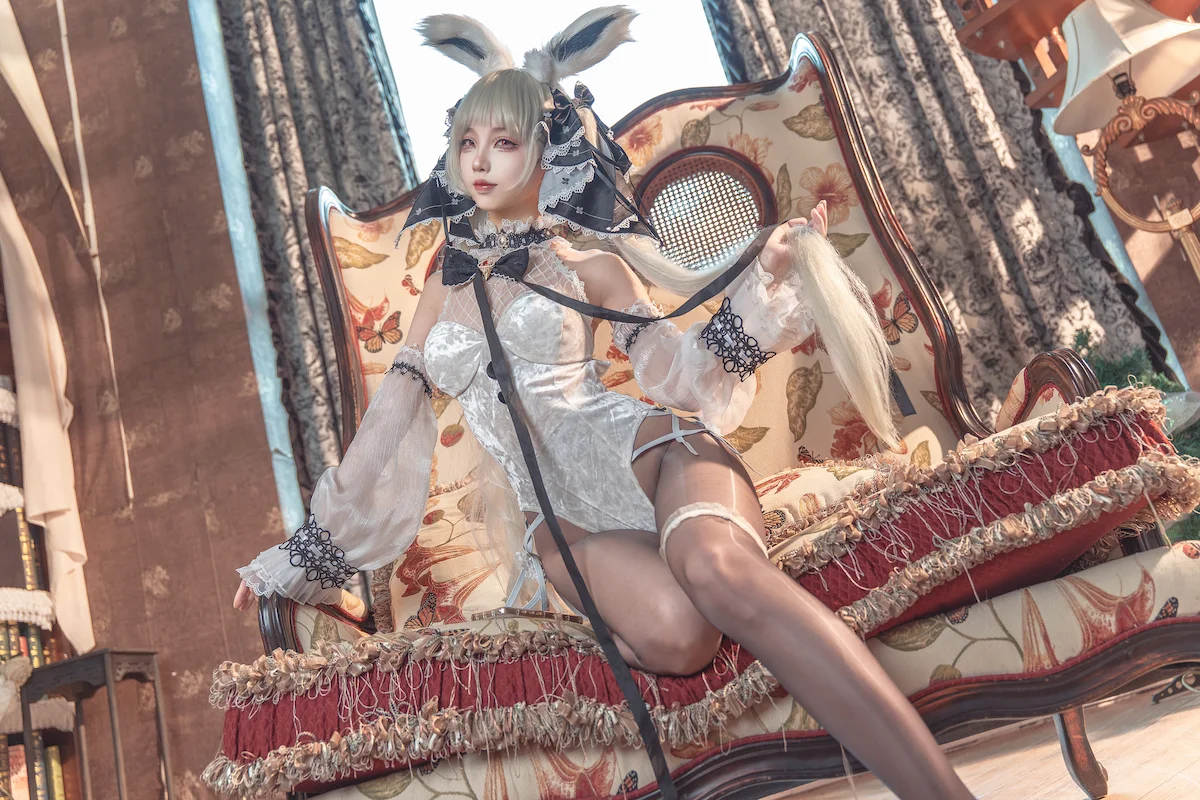 狐玖玖 NO.007 – 碧蓝航线 可畏 白兔女郎[25P/663MB] - 4