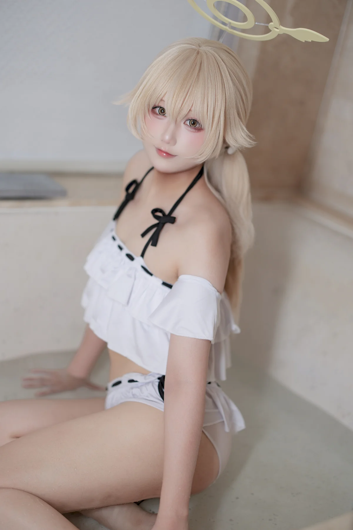 lunananya NO.021 – 蔚蓝档案 阿慈谷日富美泳装[26P/126MB] - 4