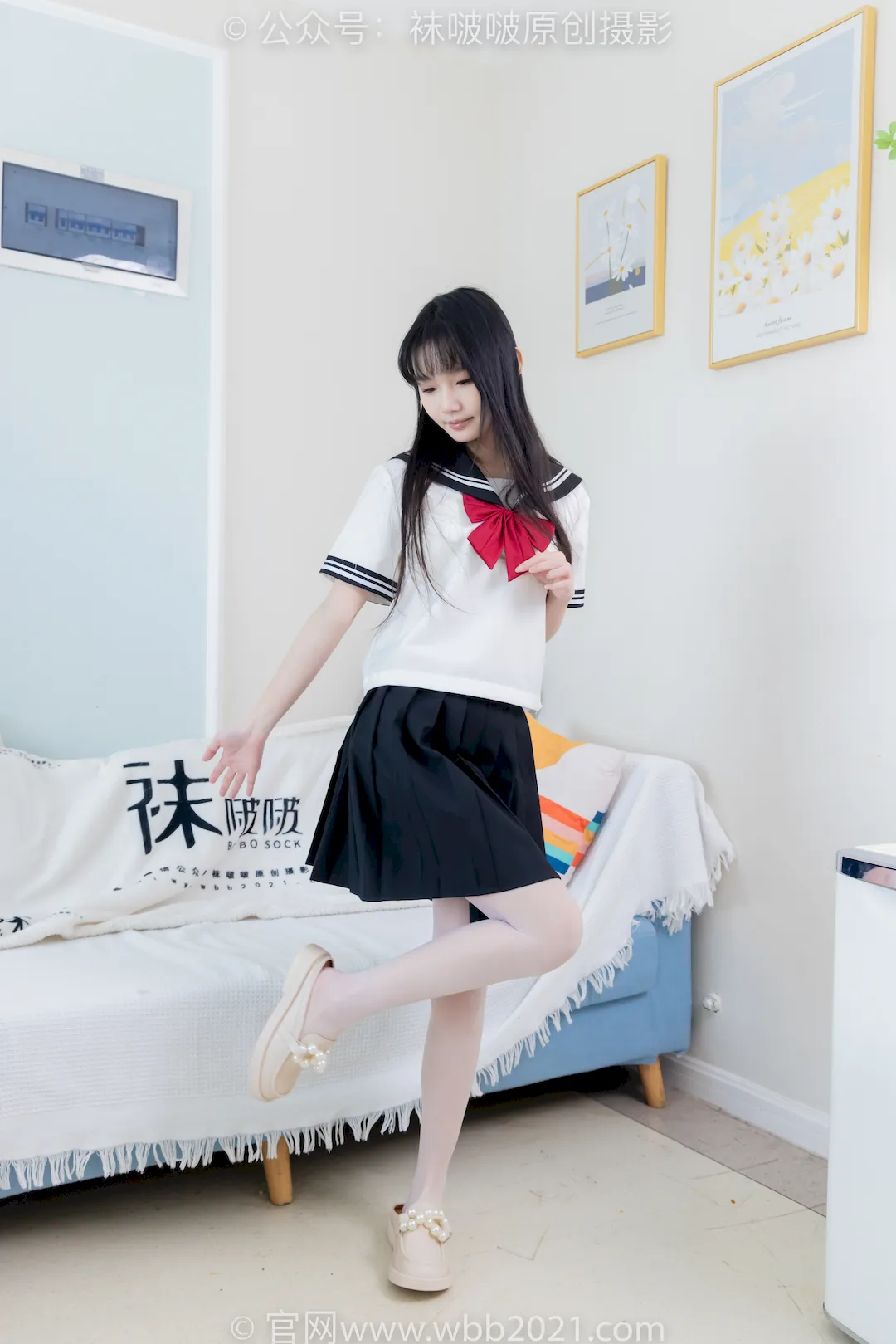 [BoBoSocks袜啵啵]积分限定作品 NO.040 甜甜圈–皮鞋、薄白丝、挑鞋、jk至服[142P/1V/5.37GB] - 4