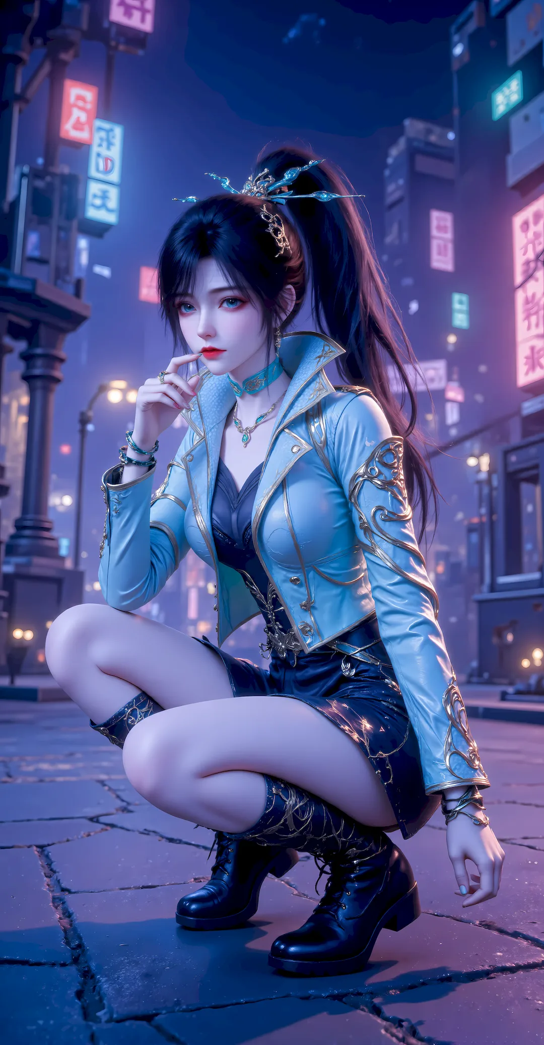AI绘画 1159 青鳞 [44P/667M] - 2